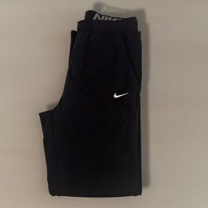 Nike Black Joggers with White Logo